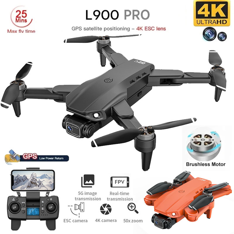 L900 Pro GPS Drone 4K Professi - Drone Kit Professional 评论和价格