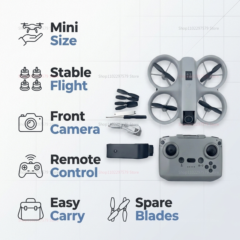 Mini Drone with 8K HD Camera F - Drone Kit Tricopter 评论和价格