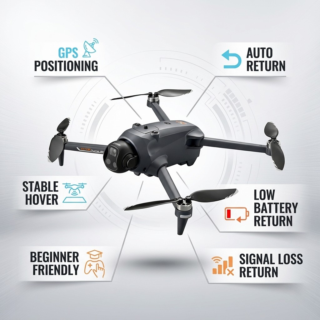 Potensic Drone GPS Auto Return - Drone Kit With Camera 评论和价格
