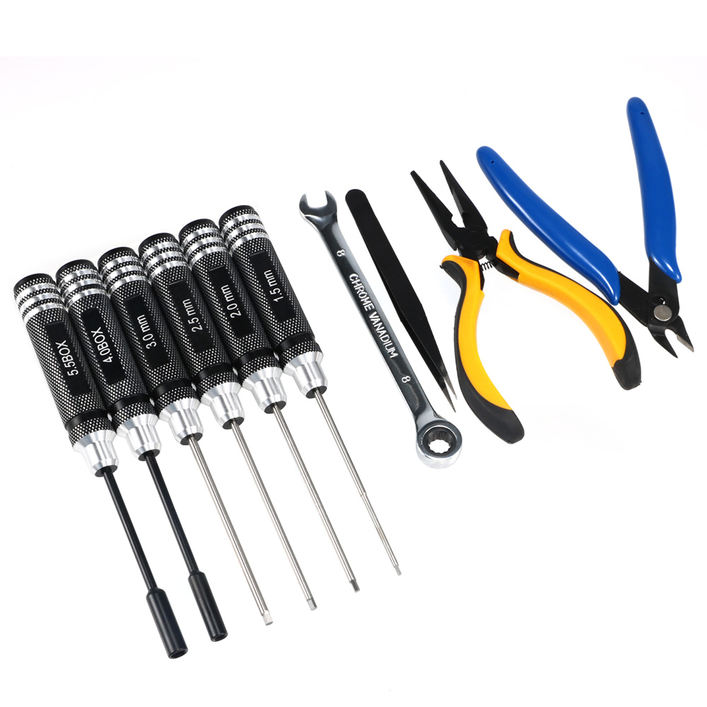 10PCS 10in1 FPV Drone RC Tool  - Drone Kit Octocopter 评论和价格